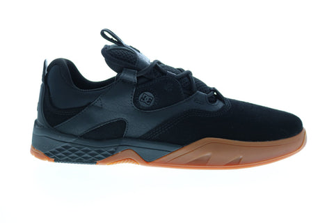 DC Kalis ADYS100506 Mens Black Suede Skate Inspired Sneakers Shoes