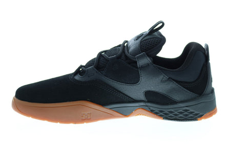 DC Kalis ADYS100506 Mens Black Suede Skate Inspired Sneakers Shoes