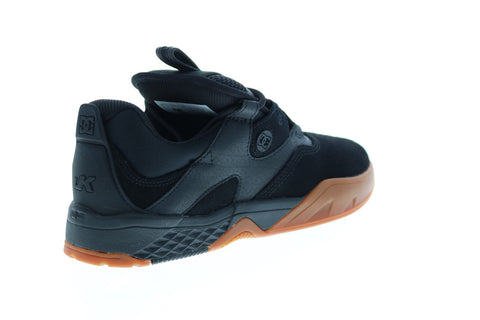 DC Kalis ADYS100506 Mens Black Suede Skate Inspired Sneakers Shoes