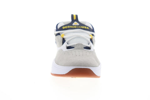 DC Kalis ADYS100506 Mens Gray Suede Lace Up Skate Inspired Sneakers Shoes