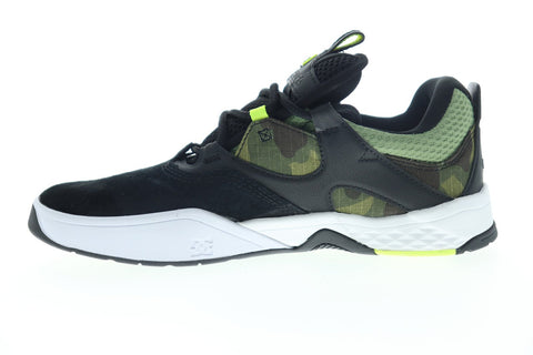 DC Kalis SE ADYS100507 Mens Green Suede Lace Up Athletic Skate Shoes
