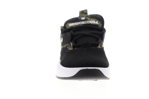 DC Kalis SE ADYS100507 Mens Black Suede Camouflage Low Top Skate Sneakers Shoes