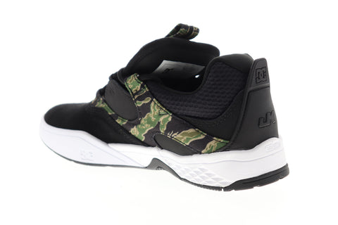 DC Kalis SE ADYS100507 Mens Black Suede Camouflage Low Top Skate Sneakers Shoes