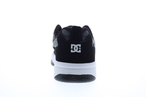DC Penza ADYS100509 Mens Black Nubuck Leather Lace Up Skate Sneakers Shoes