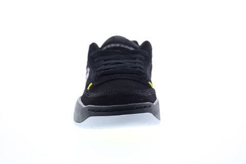 DC Penza ADYS100509 Mens Black Suede Lace Up Skate Inspired Sneakers Shoes