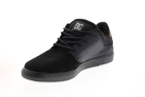 DC Plaza TC SE ADYS100511 Mens Black Leather Skate Inspired Sneakers Shoes