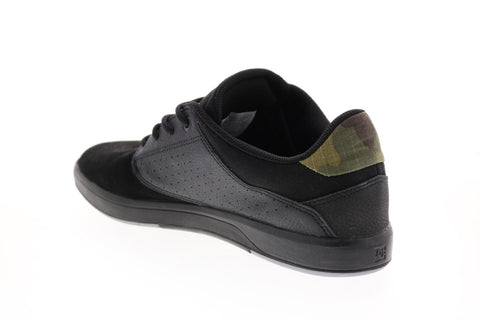 DC Plaza TC SE ADYS100511 Mens Black Leather Skate Inspired Sneakers Shoes