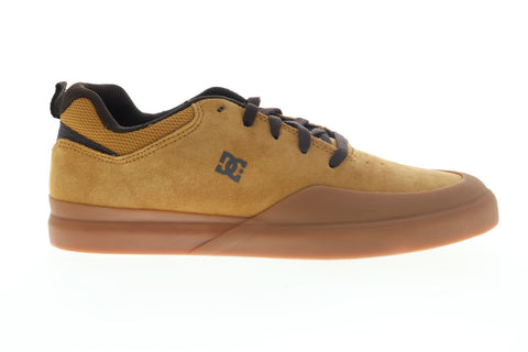 DC Dc Infinite S ADYS100519 Mens Brown Suede Lace Up Athletic Skate Shoes