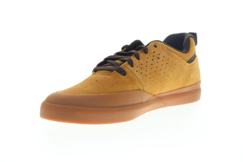 DC Dc Infinite S ADYS100519 Mens Brown Suede Lace Up Athletic Skate Shoes