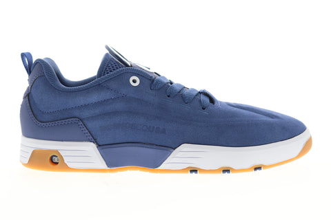 DC Legacy 98 Vac S ADYS100520 Mens Blue Suede Low Top Skate Sneakers Shoes