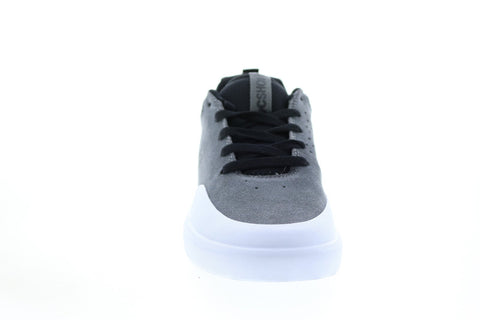 DC DC Infinite ADYS100522 Mens Gray Nubuck Skate Inspired Sneakers Shoes