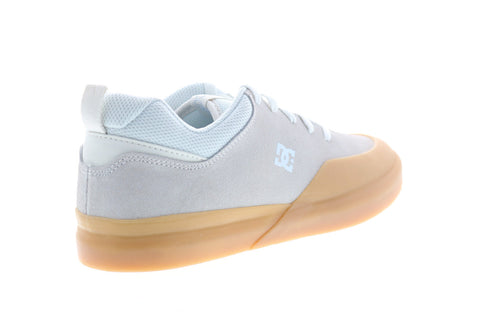 DC Infinite ADYS100522 Mens Gray Suede Low Top Lace Up Skate Sneakers Shoes