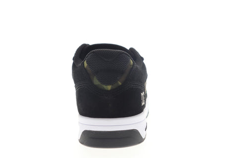 DC Maswell SE ADYS100524 Mens Black Suede Canvas Lace Up Athletic Skate Shoes