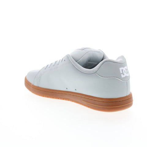 DC Gaveler ADYS100536-2GG Mens Gray Leather Skate Inspired Sneakers Shoes