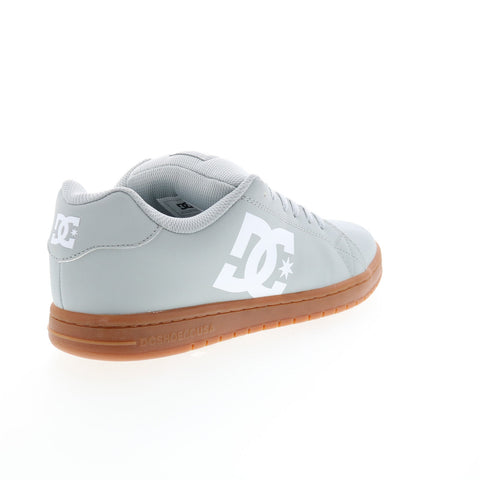 DC Gaveler ADYS100536-2GG Mens Gray Leather Skate Inspired Sneakers Shoes