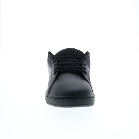 DC Gaveler ADYS100536-BK3 Mens Black Leather Skate Inspired Sneakers Shoes
