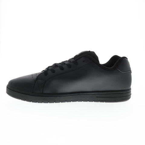 DC Gaveler ADYS100536-BK3 Mens Black Leather Skate Inspired Sneakers Shoes