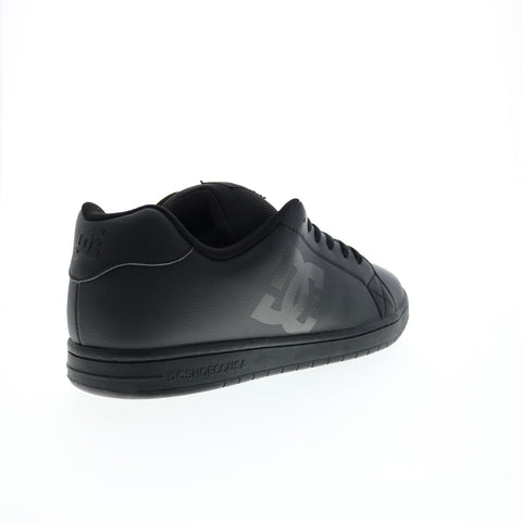 DC Gaveler ADYS100536-BK3 Mens Black Leather Skate Inspired Sneakers Shoes