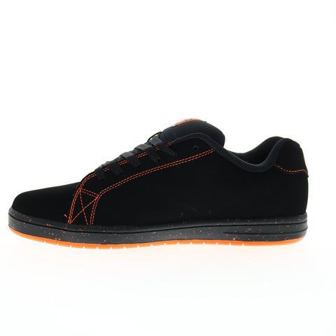 DC Gaveler ADYS100536-BO1 Mens Black Nubuck Skate Inspired Sneakers Shoes