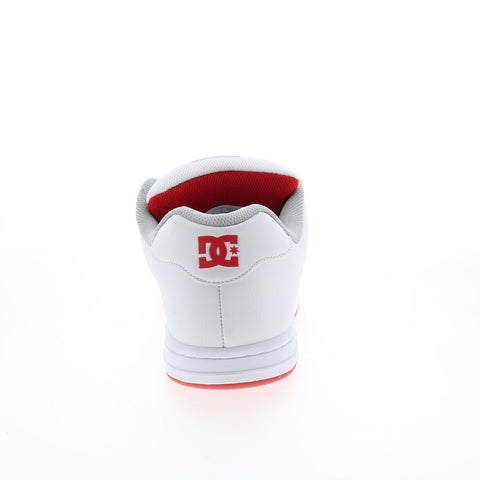 DC Gaveler ADYS100536-WYR Mens White Leather Skate Inspired Sneakers Shoes