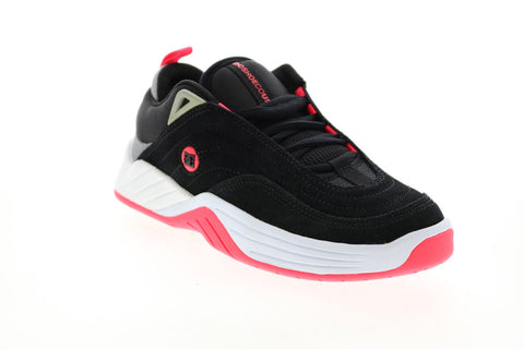 DC Williams Slim ADYS100539 Mens Black Suede Skate Inspired Sneakers Shoes