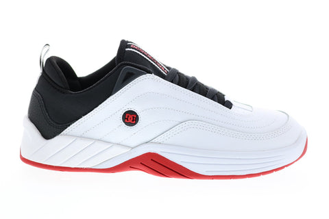 DC Williams Slim ADYS100539-WKD Mens White Skate Inspired Sneakers Shoes
