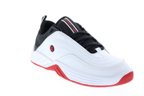 DC Williams Slim ADYS100539-WKD Mens White Skate Inspired Sneakers Shoes