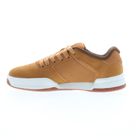 DC Central ADYS100551-WD4 Mens Brown Nubuck Skate Inspired Sneakers Shoes