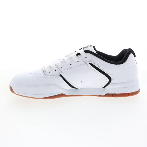 DC Central ADYS100551-WKM Mens White Leather Skate Inspired Sneakers Shoes