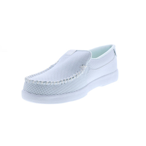 DC Villain 2 ADYS100567-103 Mens White Suede Skate Inspired Sneakers Shoes