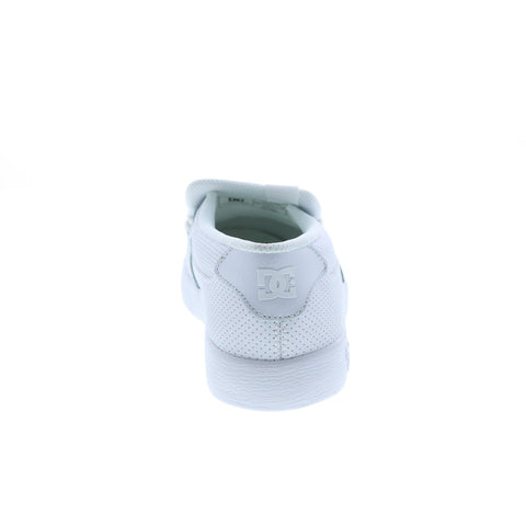 DC Villain 2 ADYS100567-103 Mens White Suede Skate Inspired Sneakers Shoes