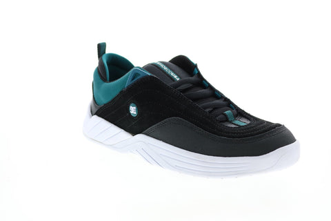DC Williams Slim S ADYS100573 Mens Black Suede Skate Inspired Sneakers Shoes