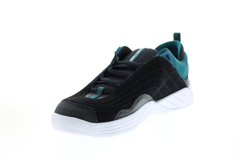 DC Williams Slim S ADYS100573 Mens Black Suede Skate Inspired Sneakers Shoes