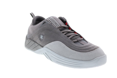 DC Williams Slim S ADYS100573-CHR Mens Gray Skate Inspired Sneakers Shoes