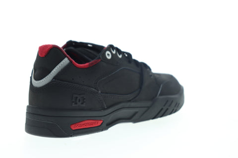 DC Maswell WNT ADYS100581 Mens Black Leather Low Top Skate Sneakers Shoes