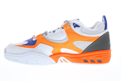 DC Kalis OG X JSP ADYS100583 Mens White Leather Lace Up Sneakers Shoes