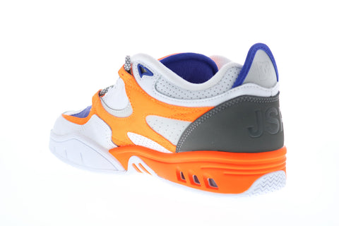 DC Kalis OG X JSP ADYS100583 Mens White Leather Lace Up Sneakers Shoes