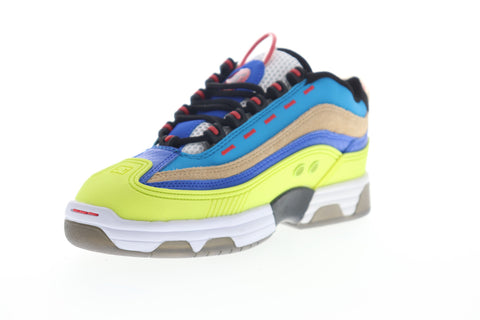 DC Legacy OG X X-Large ADYS100586 Mens Yellow Leather Lace Up Sneakers Shoes