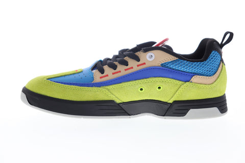 DC Legacy 98 Slim X X-Large Mens Yellow Blue Lifestyle Sneakers Shoes