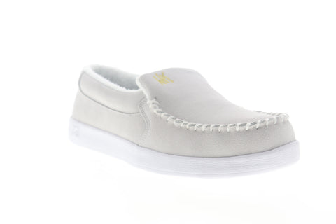 DC Villain 2 S Wes Kremer ADYS100598 Mens White Suede Skate Sneakers Shoes