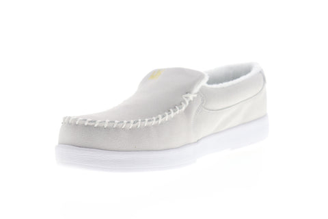 DC Villain 2 S Wes Kremer ADYS100598 Mens White Suede Skate Sneakers Shoes