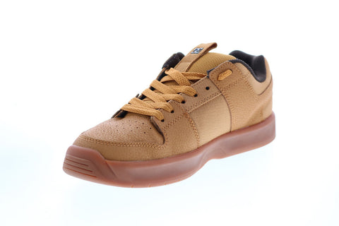 DC Lynx Zero ADYS100615 Mens Brown Synthetic Skate Inspired Sneakers Shoes