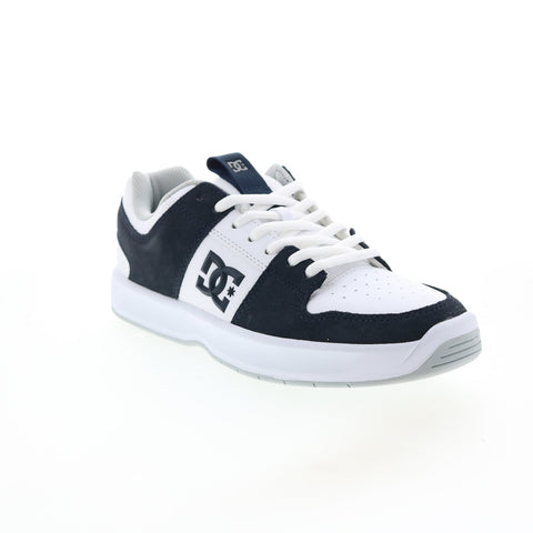 DC Lynx Zero ADYS100615-DCL Mens White Leather Skate Inspired Sneakers Shoes