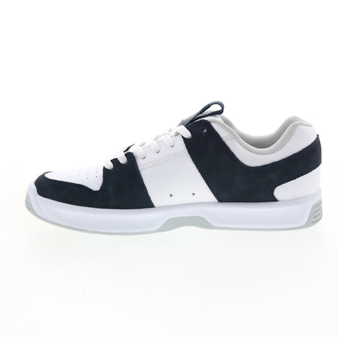 DC Lynx Zero ADYS100615-DCL Mens White Leather Skate Inspired Sneakers Shoes