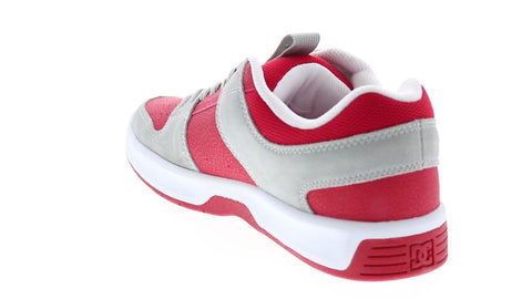 DC Lynx Zero ADYS100615-GRF Mens Red Suede Skate Inspired Sneakers Shoes