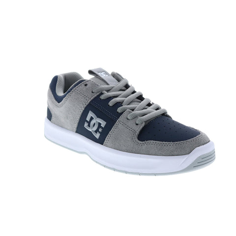 DC Lynx Zero ADYS100615-NGH Mens Blue Suede Skate Inspired Sneakers Shoes