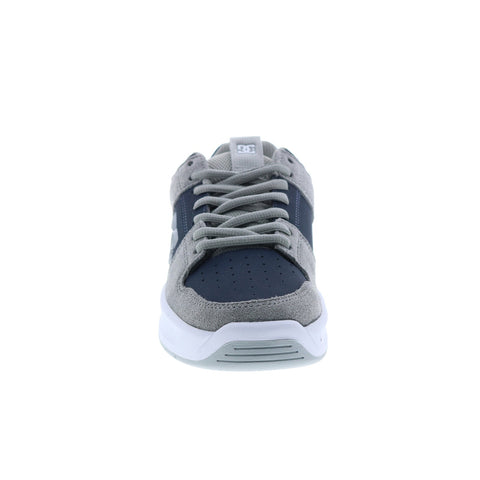 DC Lynx Zero ADYS100615-NGH Mens Blue Suede Skate Inspired Sneakers Shoes