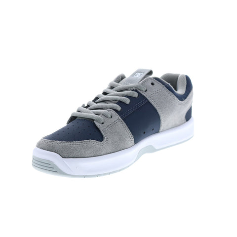DC Lynx Zero ADYS100615-NGH Mens Blue Suede Skate Inspired Sneakers Shoes