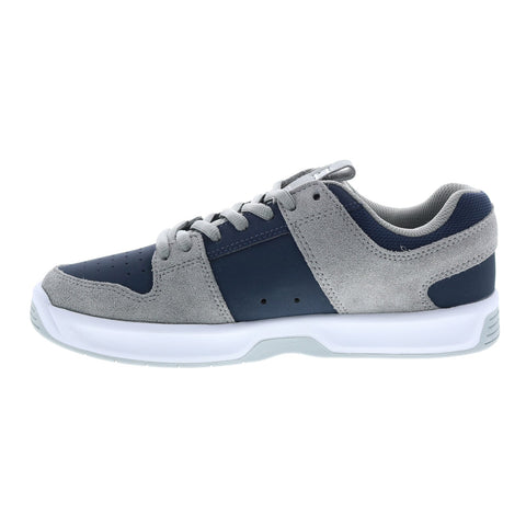 DC Lynx Zero ADYS100615-NGH Mens Blue Suede Skate Inspired Sneakers Shoes