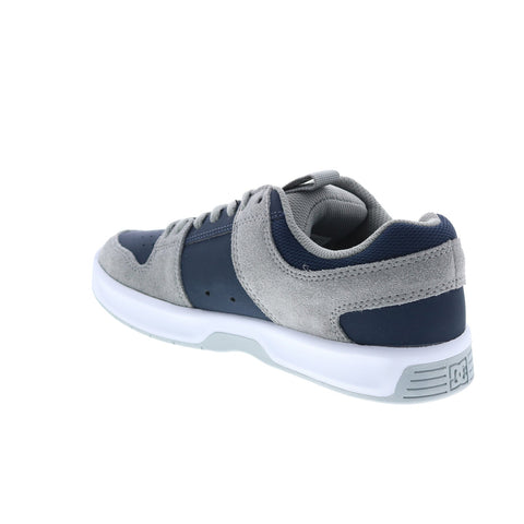 DC Lynx Zero ADYS100615-NGH Mens Blue Suede Skate Inspired Sneakers Shoes